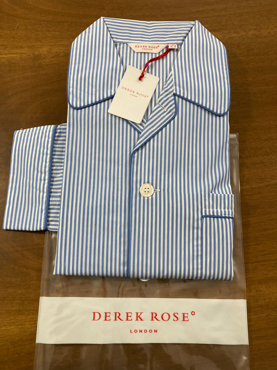 Derek Rose Pigiama Uomo Style 5005 James Blue – Città di Londra