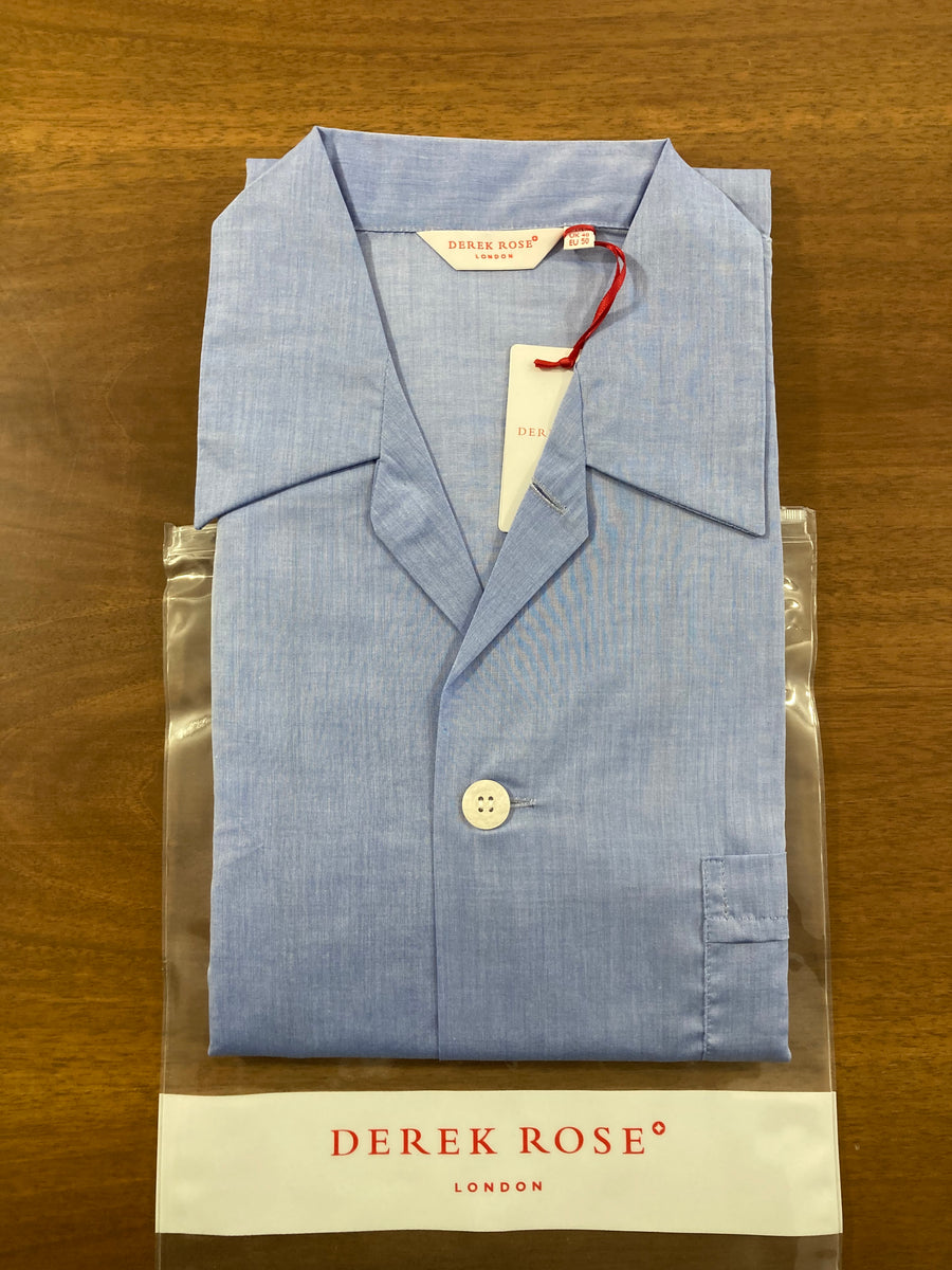 Pigiama Lingfield Pigiami Derek Rose Pigiama Corto 100% Cotone